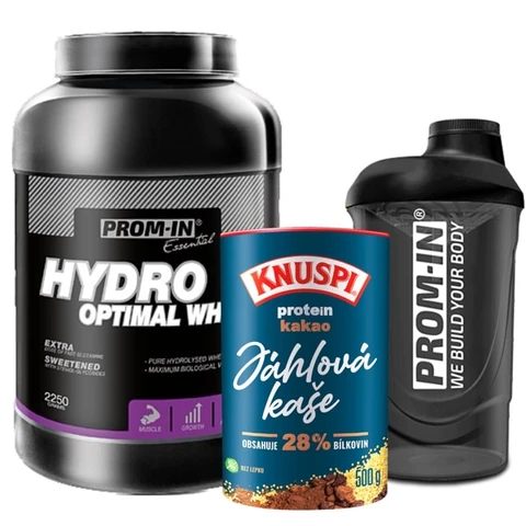 AKCE Prom-In Hydro Optimal Whey 2250 g + ZDARMA Kaše 500 g + Šejkr 600 m