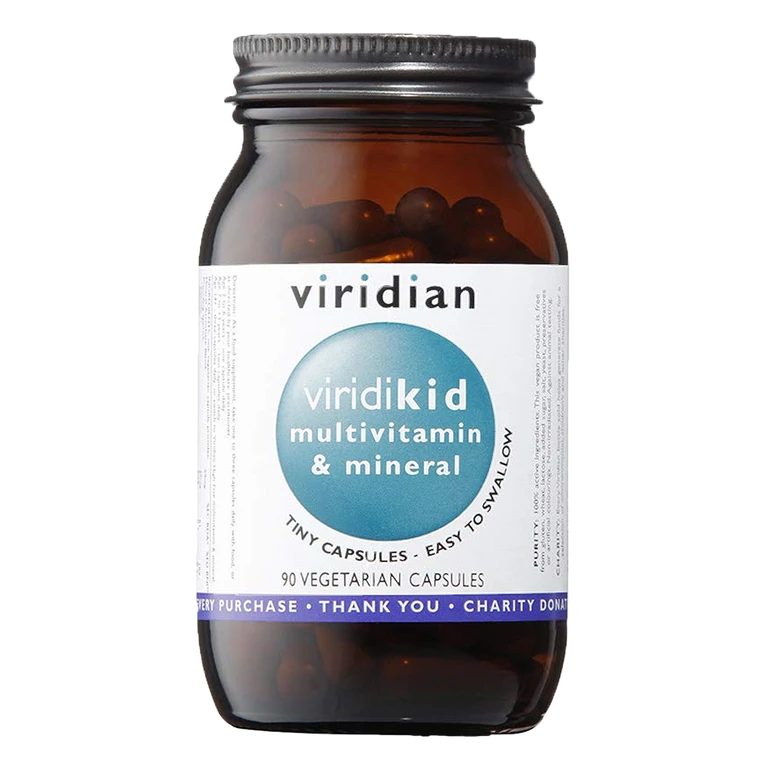 Viridian Viridikid Multivitamin Mineral 90 cps