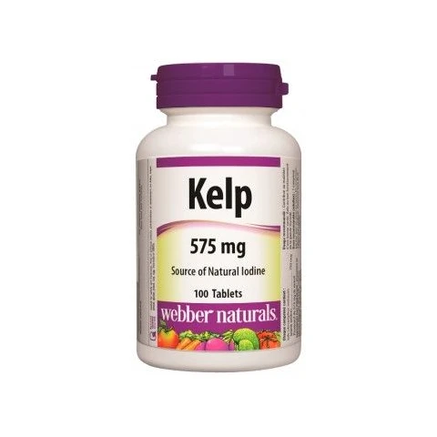 Webber Naturals Kelp 575 mg 100 tbl