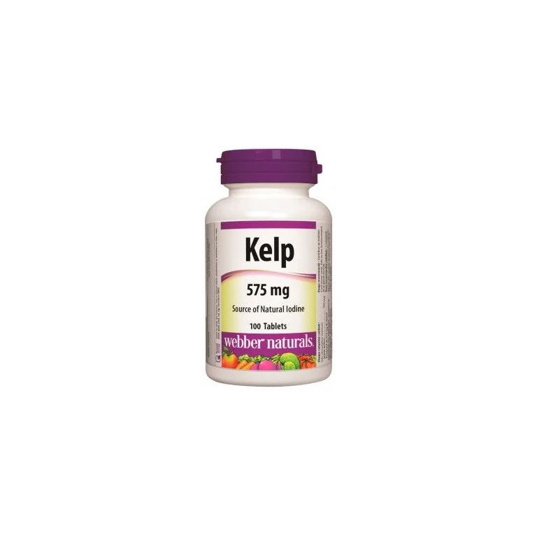 Webber Naturals Kelp 575 mg 100 tbl