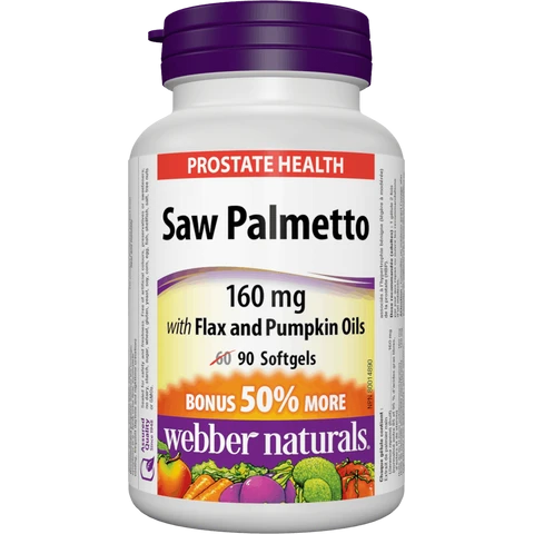 Webber Naturals Saw Palmetto 90 tob