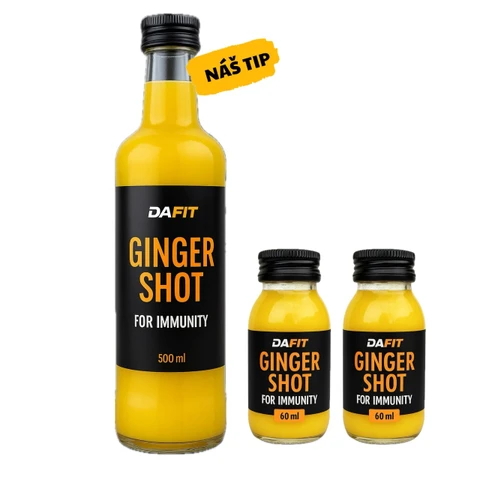 AKCE Dafit Ginger Shot For Immunity 500 ml + ZDARMA 2x 60 ml