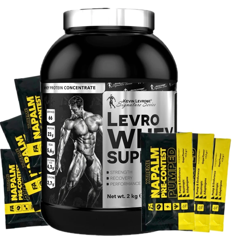 AKCE Kevin Levrone Levro Whey Supreme 2000 g + ZDARMA 6x vzorek