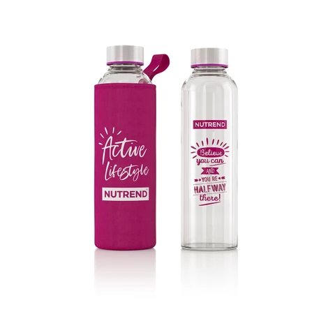 Nutrend Skleněná láhev s obalem 500 ml