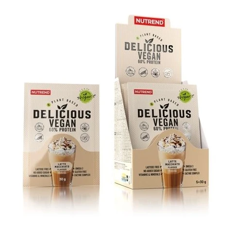 Nutrend Delicious Vegan 60% Protein 30 g latte macchiato