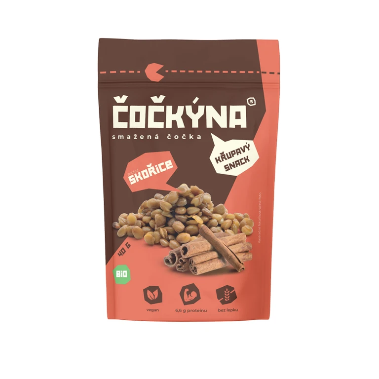 Čočkýna Smažená Čočka Bio 40 g SLADKÁ