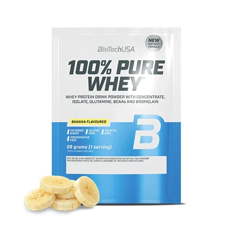 BioTech 100% Pure Whey 28 g banana