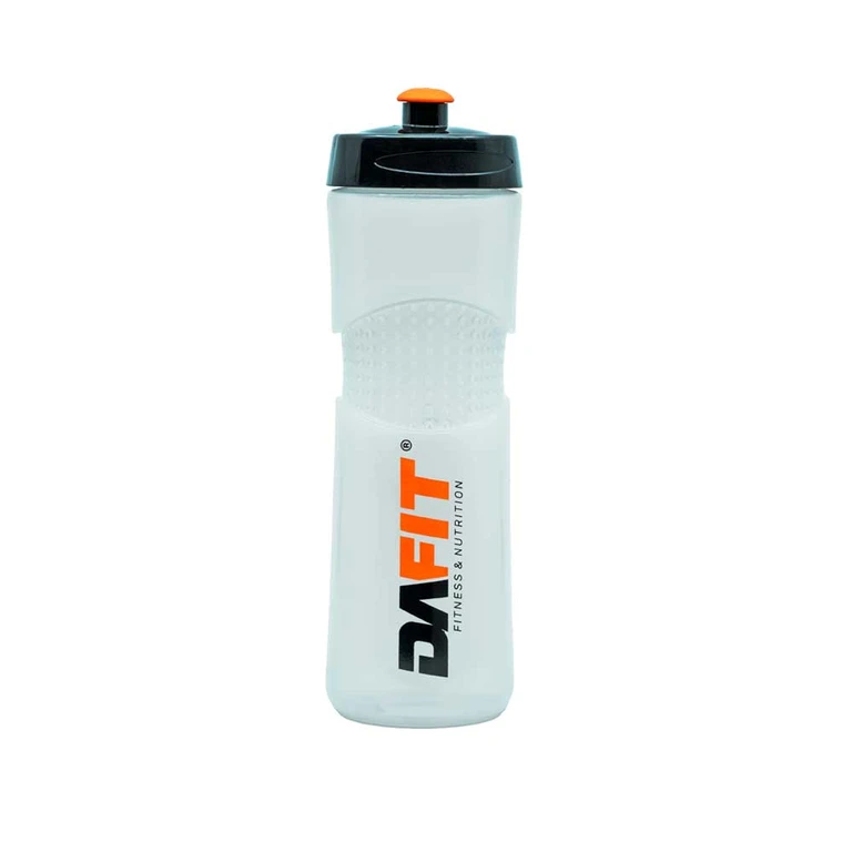 Bidon Dafit 650 ml white, black lid