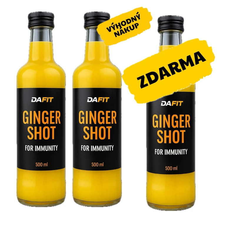 AKCE 2+1 ZDARMA Dafit Ginger Shot For Immunity 500 ml