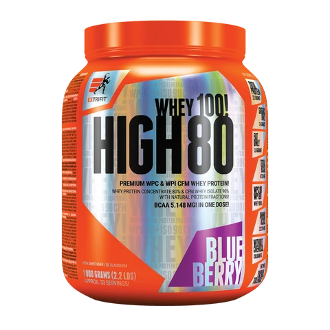 Extrifit High Whey 80 1000 g blueberry