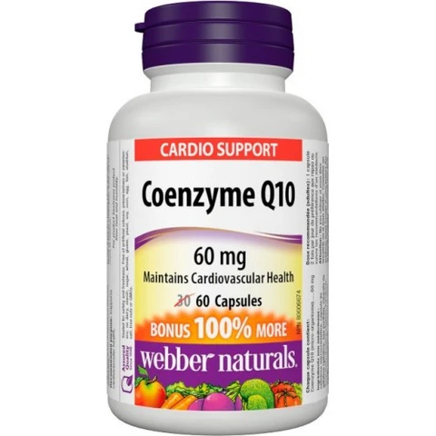 Webber Naturals Coenzyme Q10 60 mg 60 cps