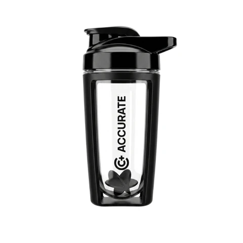 Accurate+ Clear Šejkr 500 ml černý
