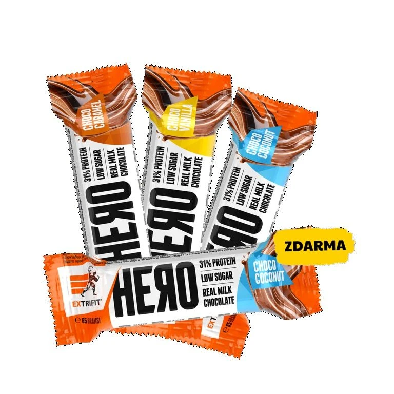 Special Offer 3+1 FREE Extrifit Hero Bar 65 g