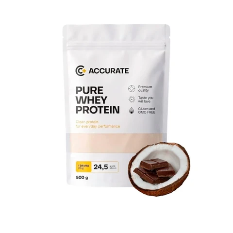 Accurate+ Pure Whey 500 g chocolate coconut