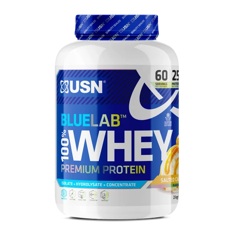 USN BlueLab 100% Whey Protein Premium 2000 g slaný karamel