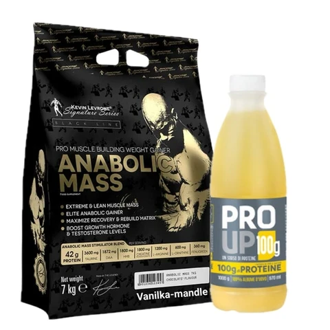 AKCE Kevin Levrone Levrone Mass 7000 g + ProUp Tekuté vaječné bílky 970 ml