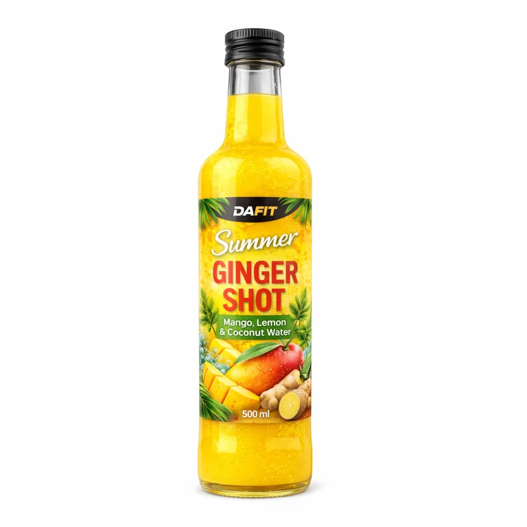 Dafit Summer Ginger Shot 500 ml mango lemon coconut water