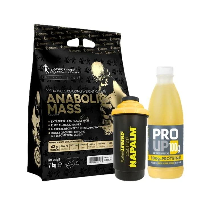 AKCE Kevin Levrone Levrone Mass 7000 g + ZDARMA Vaječné bílky 970 ml + Šejkr 600 ml