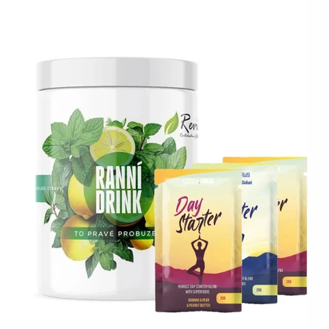 AKCE Revix Ranní drink 250 g citrón + ZDARMA 3x Czech Virus Day Starter 25 g