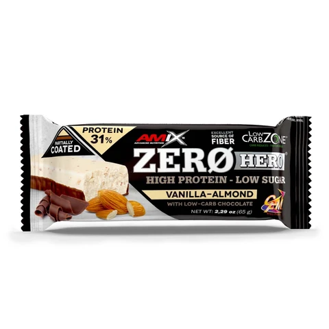 Amix Zero Hero 31% Protein Bar 65 g vanilla almond