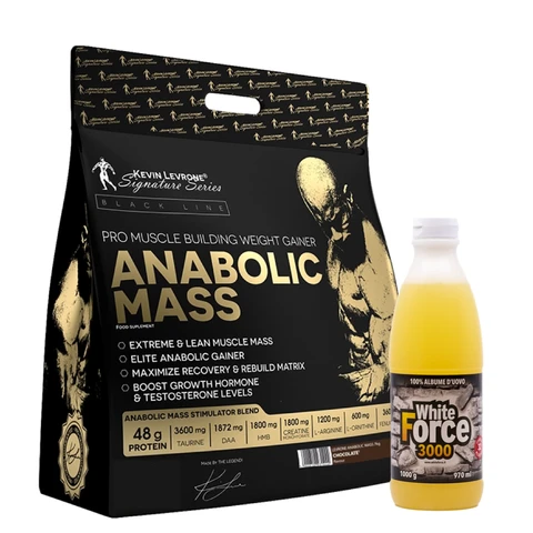 AKCE Kevin Levrone Levrone Mass 7000 g + WF 3000 Tekuté vaječné bílky 970 ml