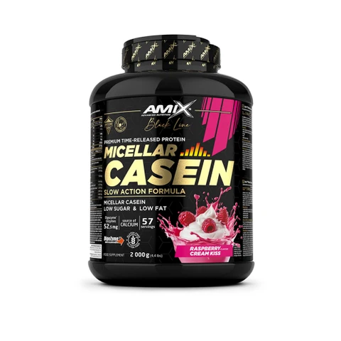 Amix Black Line Micellar Casein 2000 g raspberry cream kiss