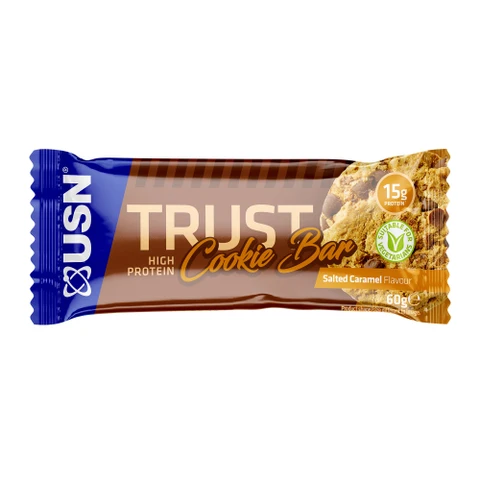 USN Trust Cookie Bar 60 g slaný karamel