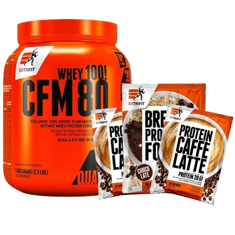 AKCE Extrifit CFM Instant Whey 80 1000 g + ZDARMA 3x vzorek