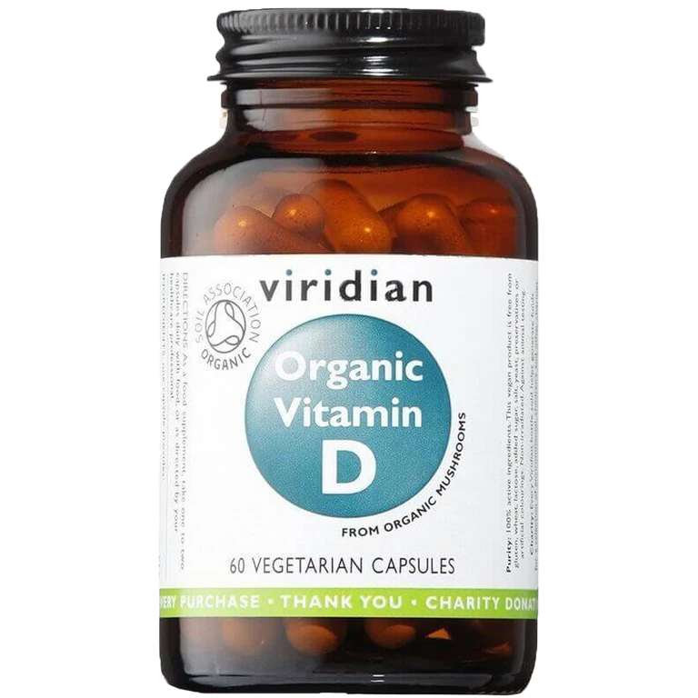 Viridian Organic Vitamin D 60 cps