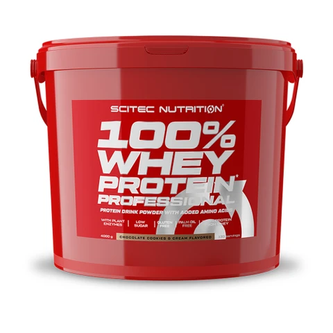 Scitec Nutrition 100% WP Professional 4000 g chocolate cookies cream