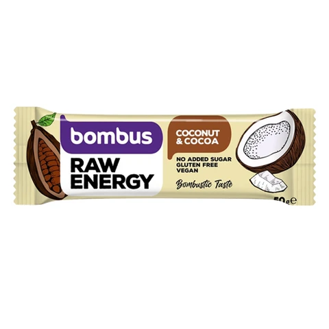Bombus Raw Energy 50 g coconut cocoa