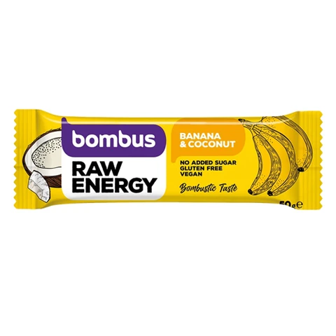 Bombus Raw Energy 50 g banana coconut