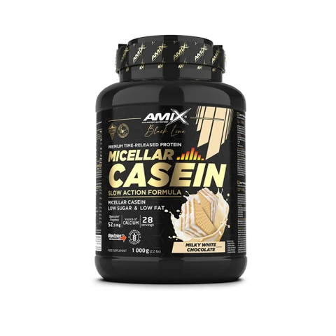 Amix Black Line Micellar Casein 1000 g milky white chocolate