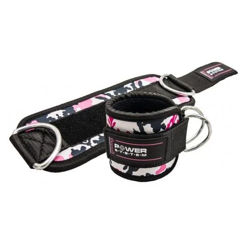 Power System Ankle Straps Camo pink
