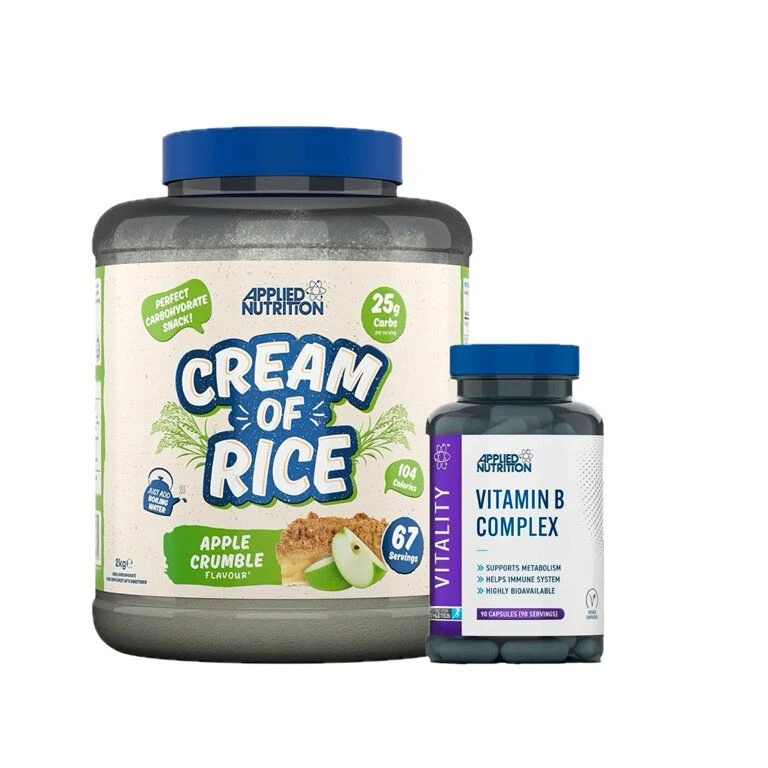 Special Offer Applied Nutrition Cream Of Rice 2000 g + FREE Vitamin B Complex 90 cps