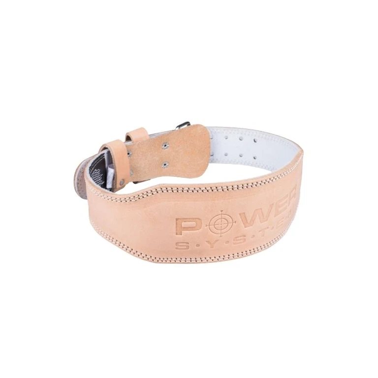 Opasek Power Natural (kožený přírodní II)