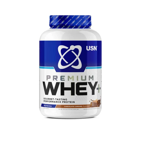 USN Whey+ Premium Protein 2000 g čokoláda karamel
