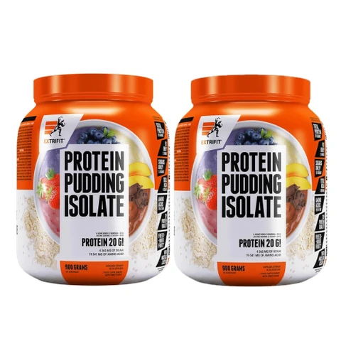 AKCE 1+1 ZDARMA Extrifit Protein Pudding Isolate 900 g