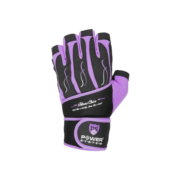 Rukavice Fitness Chica černá fialová