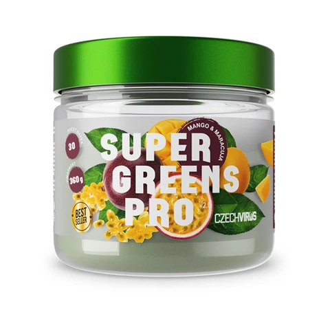 Czech Virus Super Greens Pro V2.0 360 g mango and passion fruit