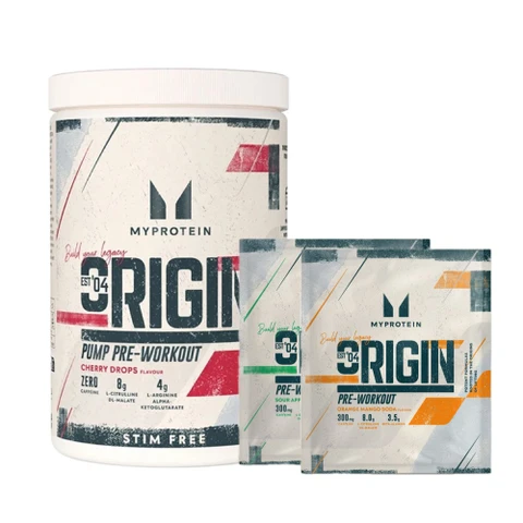 Special Offer MyProtein Origin Pre-Workout Stim Free 600g + FREE 2x Origin Pre-Workout 20g