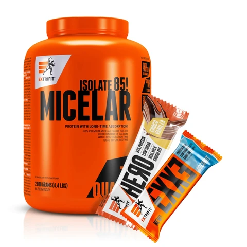 AKCE Extrifit Micelar Casein 2000 g + ZDARMA 2x tyčinka