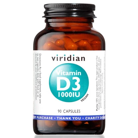 Viridian Vitamin D3 1000 IU 90 cps
