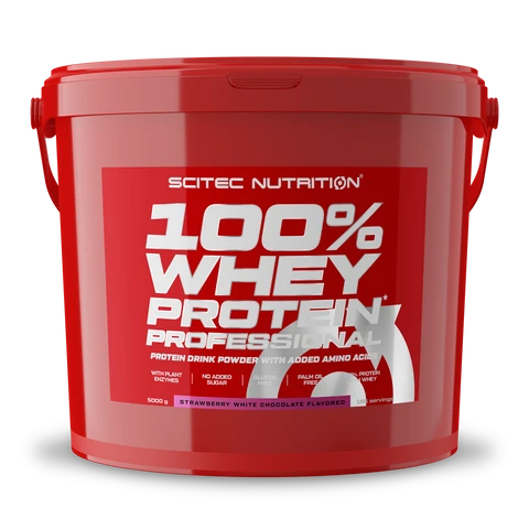 Scitec Nutrition 100% WP Professional 5000 g strawberry white chocolate