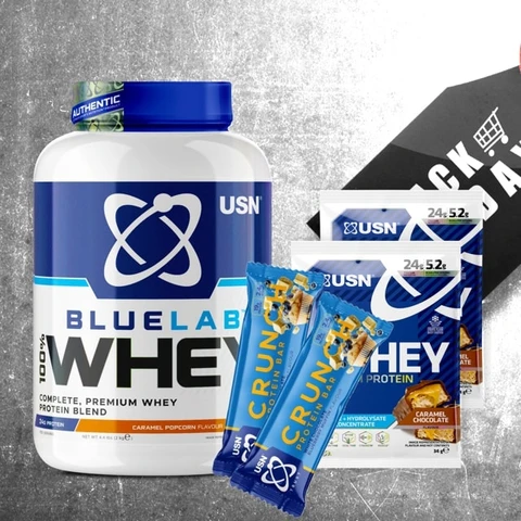 AKCE USN BlueLab 100% Whey Protein Premium 2000g + ZDARMA 2x Trust Crunch 60g + 2x vzorek