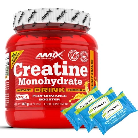 Special Offer Amix Creatine Monohydrate Drink 360 g + FREE Creatine Creapure 2500 mg 1tbl