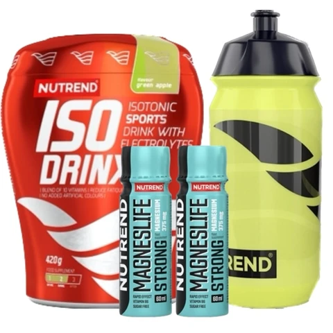 AKCE Nutrend Isodrinx 420 g + ZDARMA Bidon 500 ml + 2x Magneslife Strong 60 ml