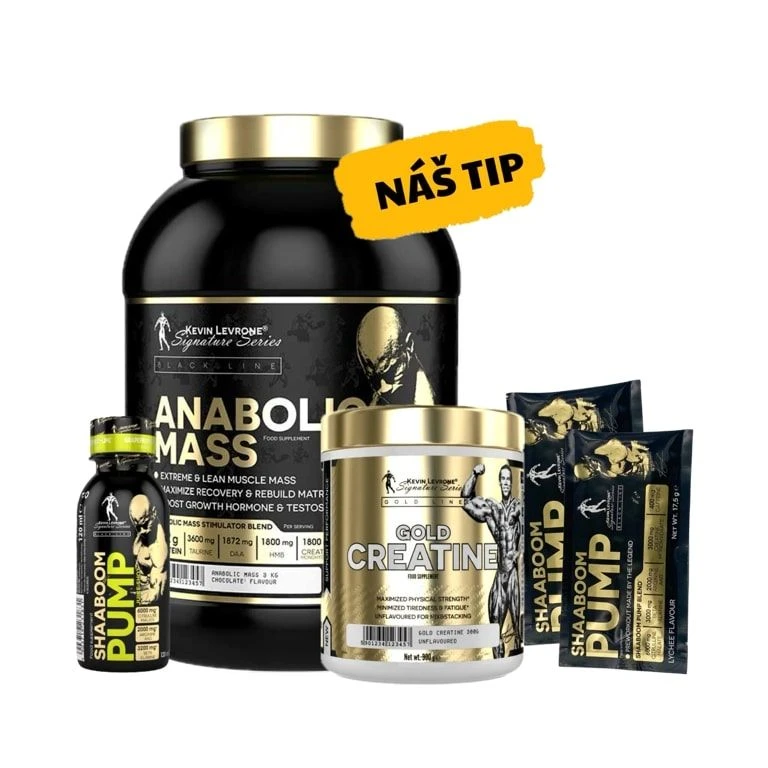 Special Offer Kevin Levrone Levrone Mass 3000 g + Gold Creatine 300 g + FREE 3x sample