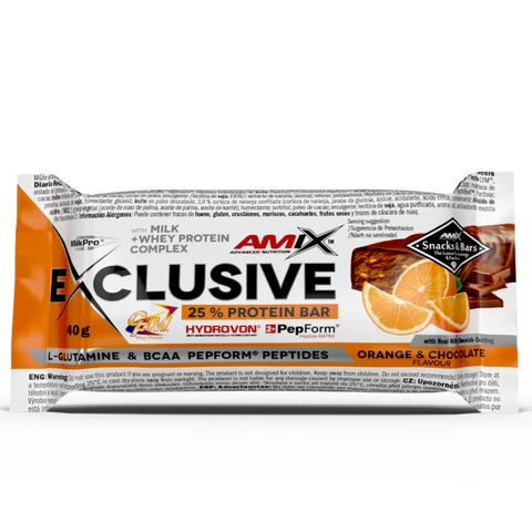 Amix Exclusive Protein Bar 40 g orange chocolate