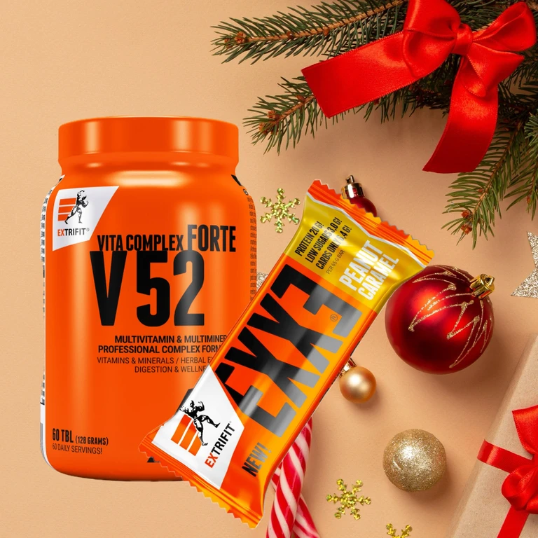 AKCE Extrifit V 52 Vita Complex Forte 60 tablet + ZDARMA Exxe bar 65 g